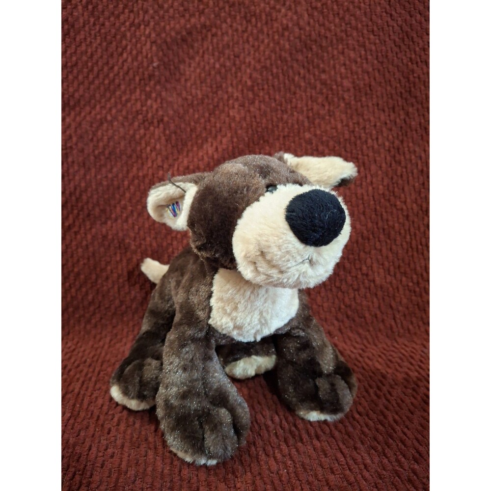 Ganz Webkinz Mocha Brown Tan Toy Puppy Dog Plush *NO CODE*